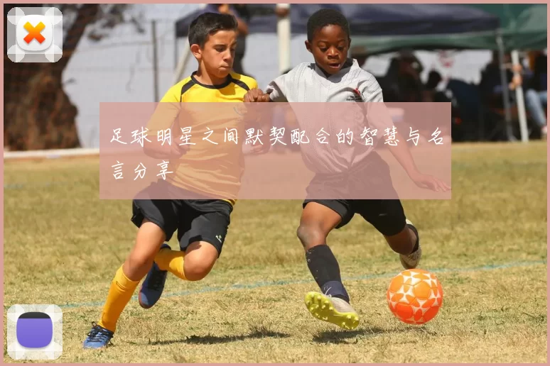 足球明星之间默契配合的智慧与名言分享
